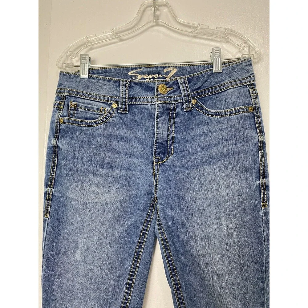 Seven7 blue jeans
